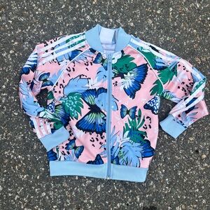 Adidas Kids HER Floral Tracksuit ZipUp